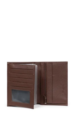 Portefeuille européen - 2 volets - Cuir