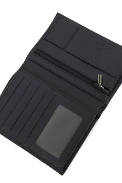 Portefeuille européen - 2 volets - Cuir