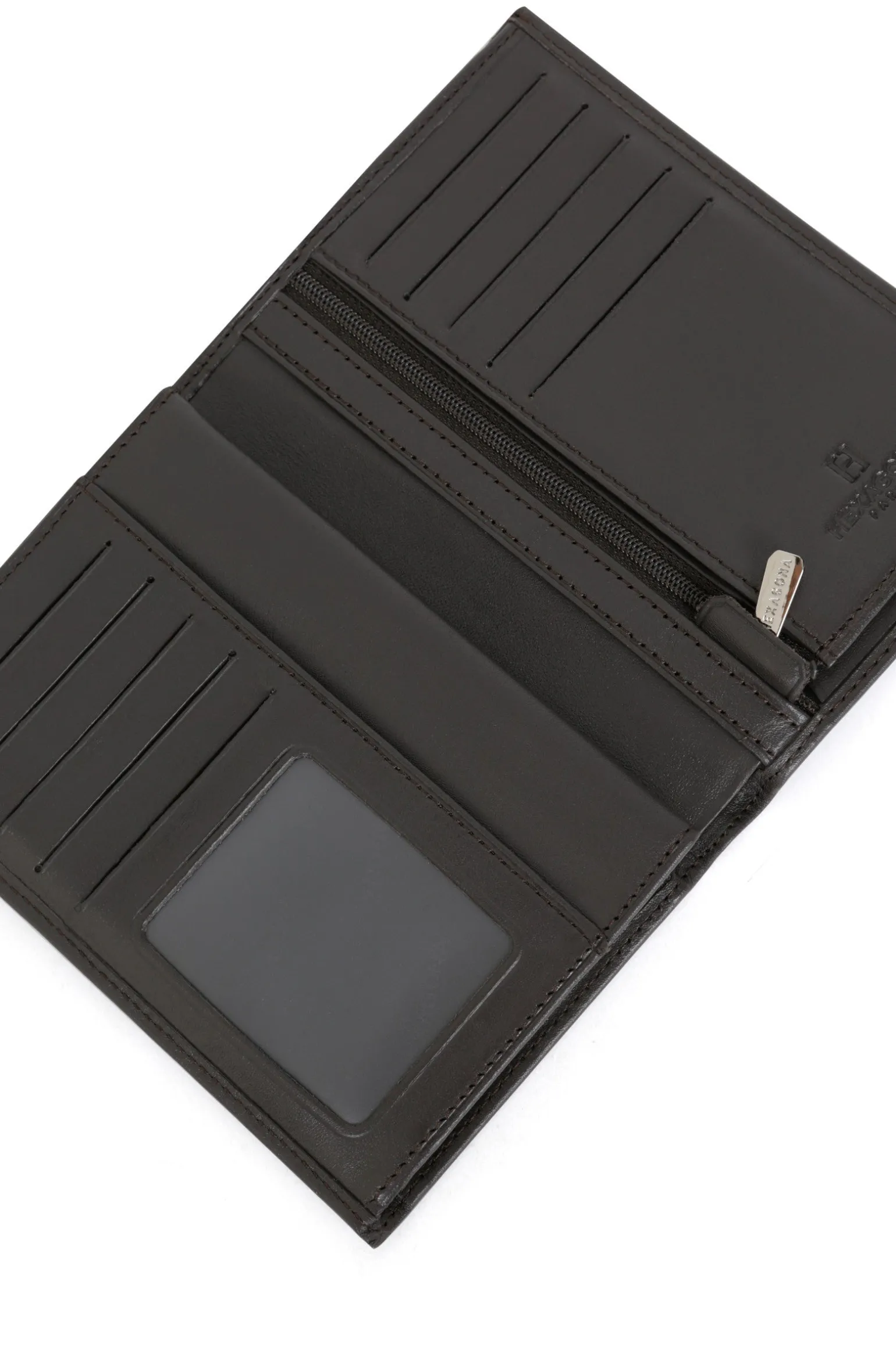 Portefeuille européen - 3 volets - Cuir