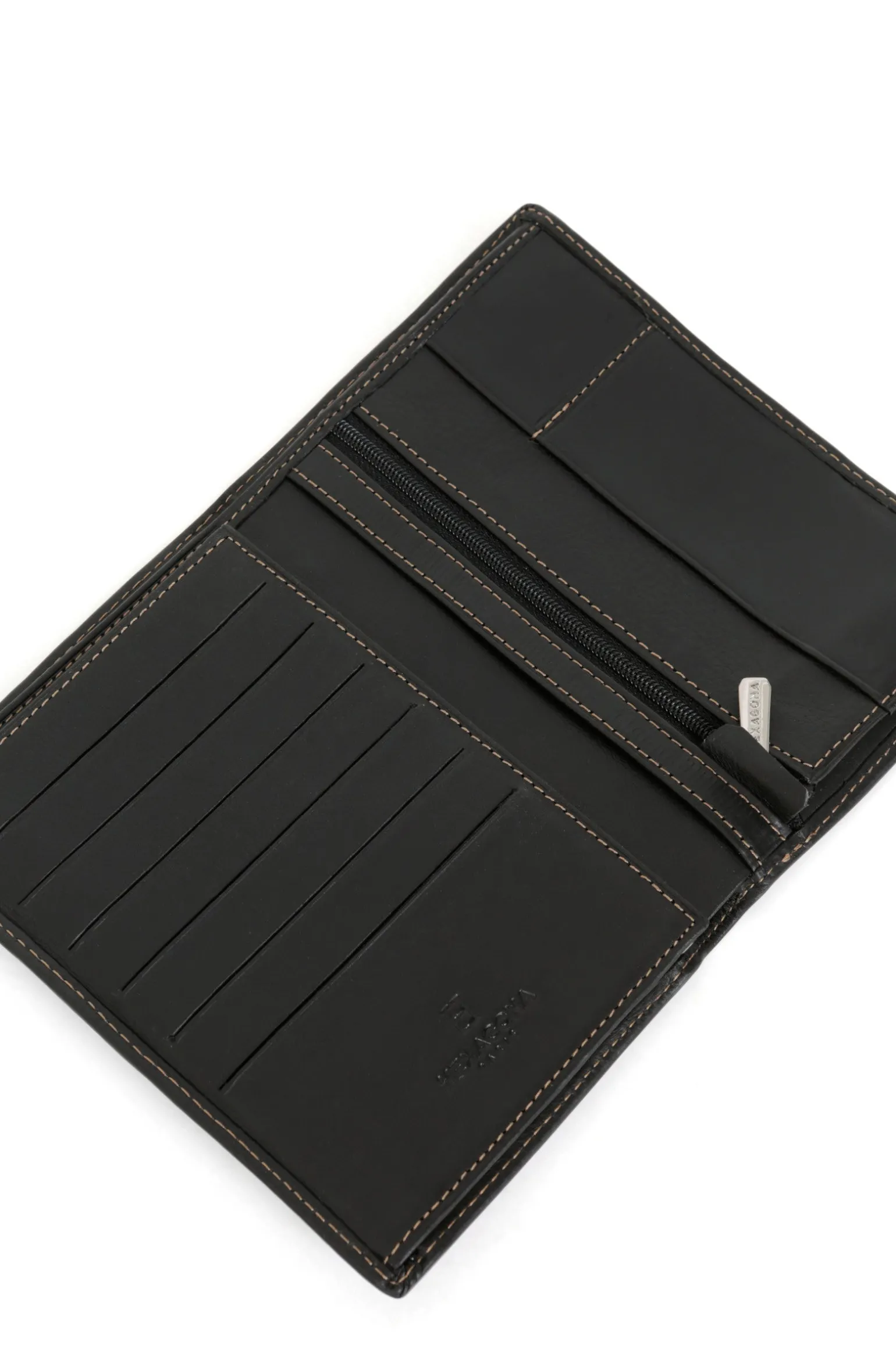 Portefeuille européen - 2 volets - Cuir