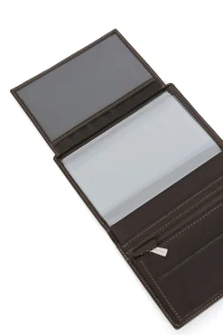 Portefeuille européen - 2 volets - Cuir