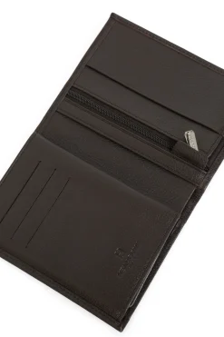 Portefeuille européen - 3 volets - Cuir