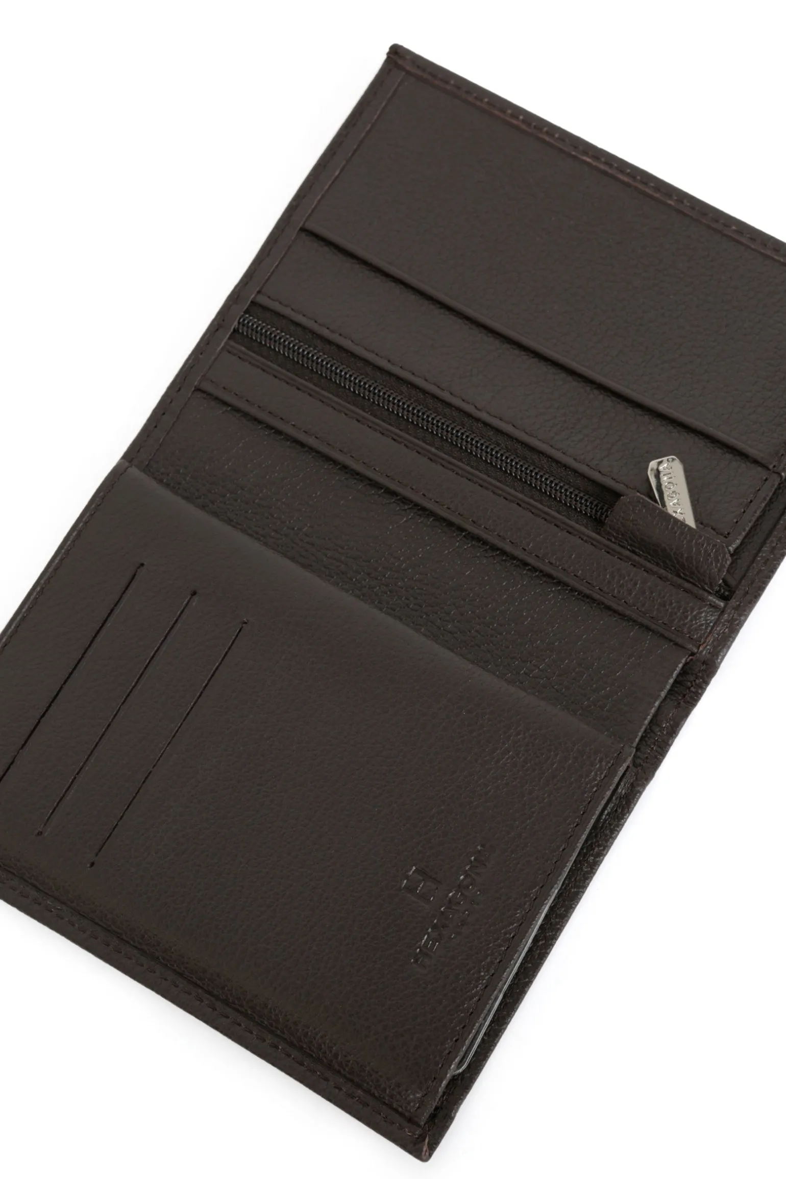 Portefeuille européen - 3 volets - Cuir