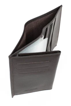 Portefeuille européen - 3 volets - Cuir