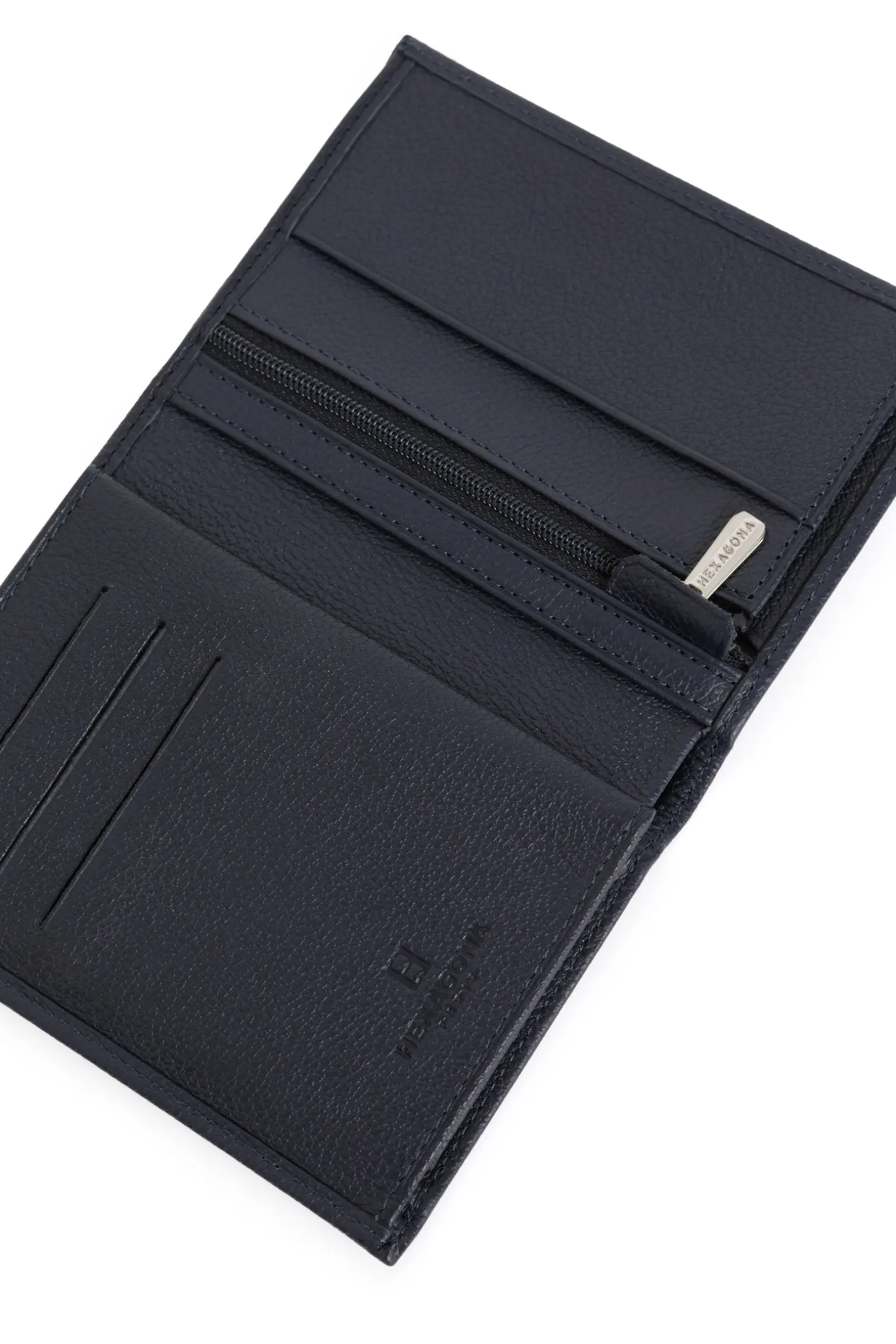 Portefeuille européen - 3 volets - Cuir