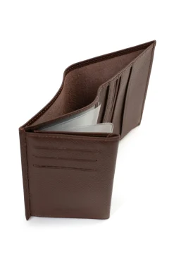 Portefeuille européen - 3 volets - Cuir