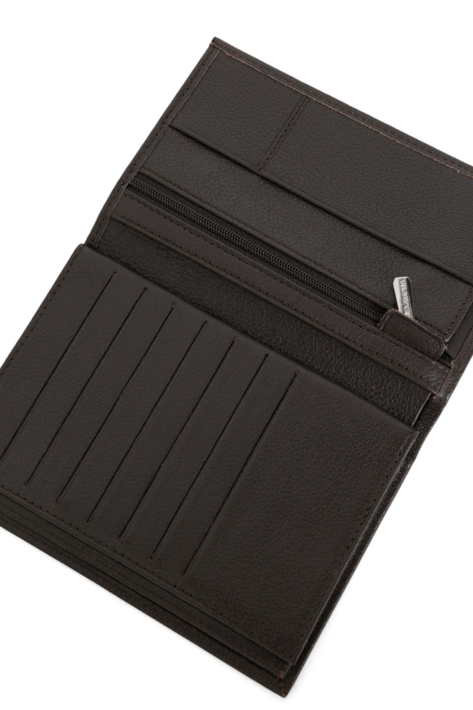 Portefeuille européen - 3 volets - Cuir