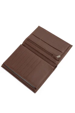 Portefeuille européen - 3 volets - Cuir