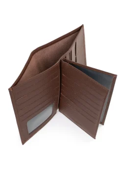 Portefeuille européen - 3 volets - Cuir