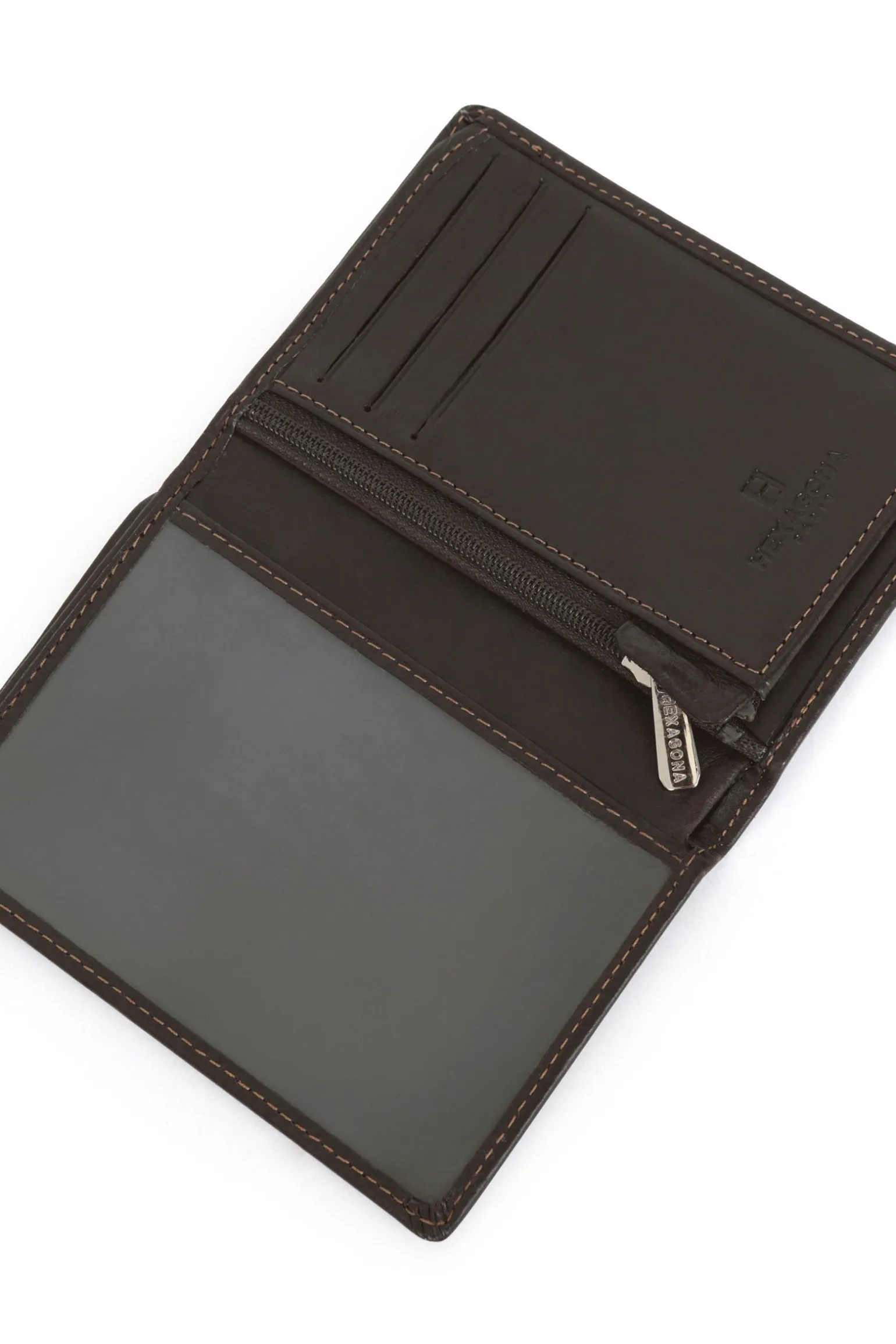 Portefeuille européen - 1 volet - Cuir