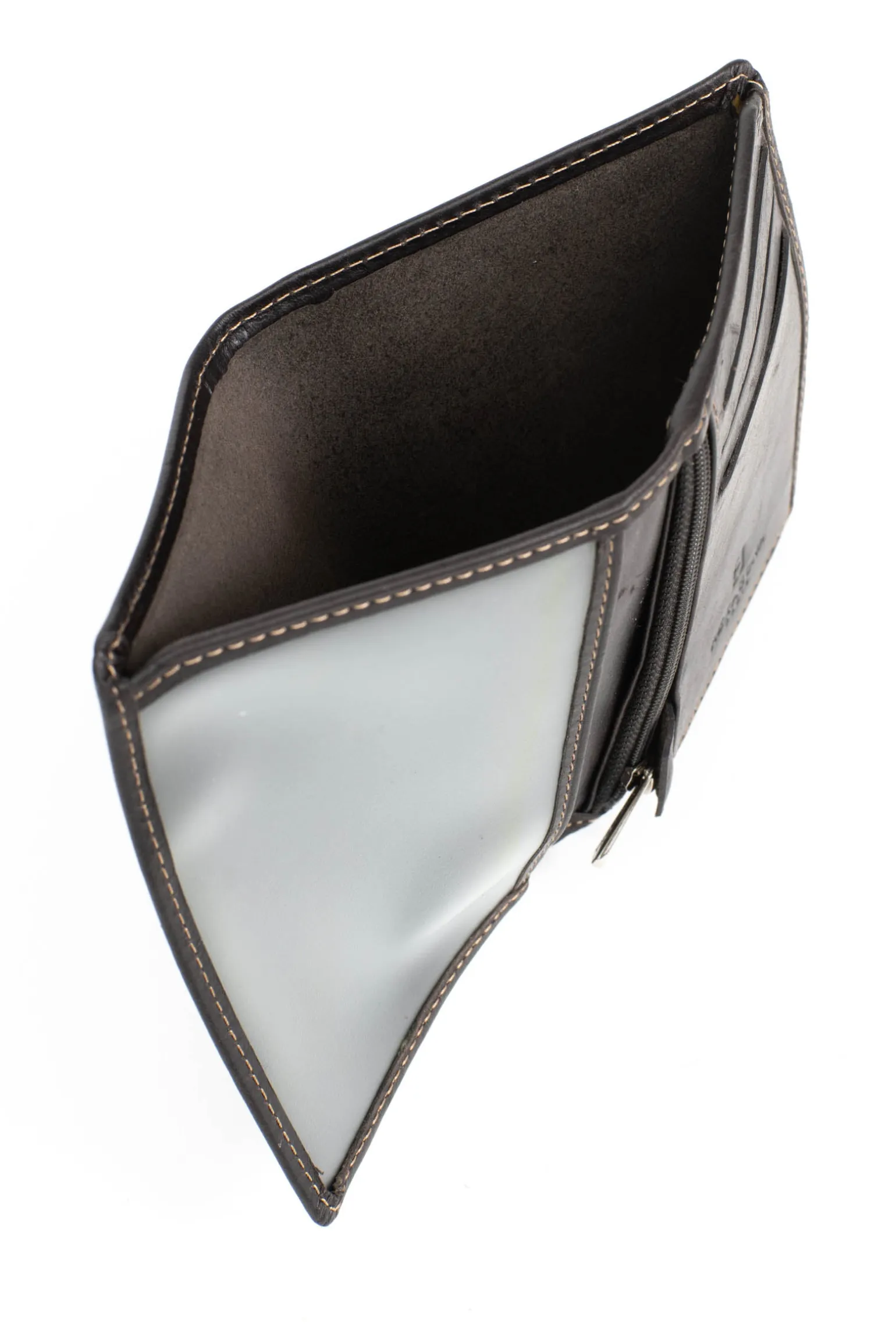 Portefeuille européen - 1 volet - Cuir