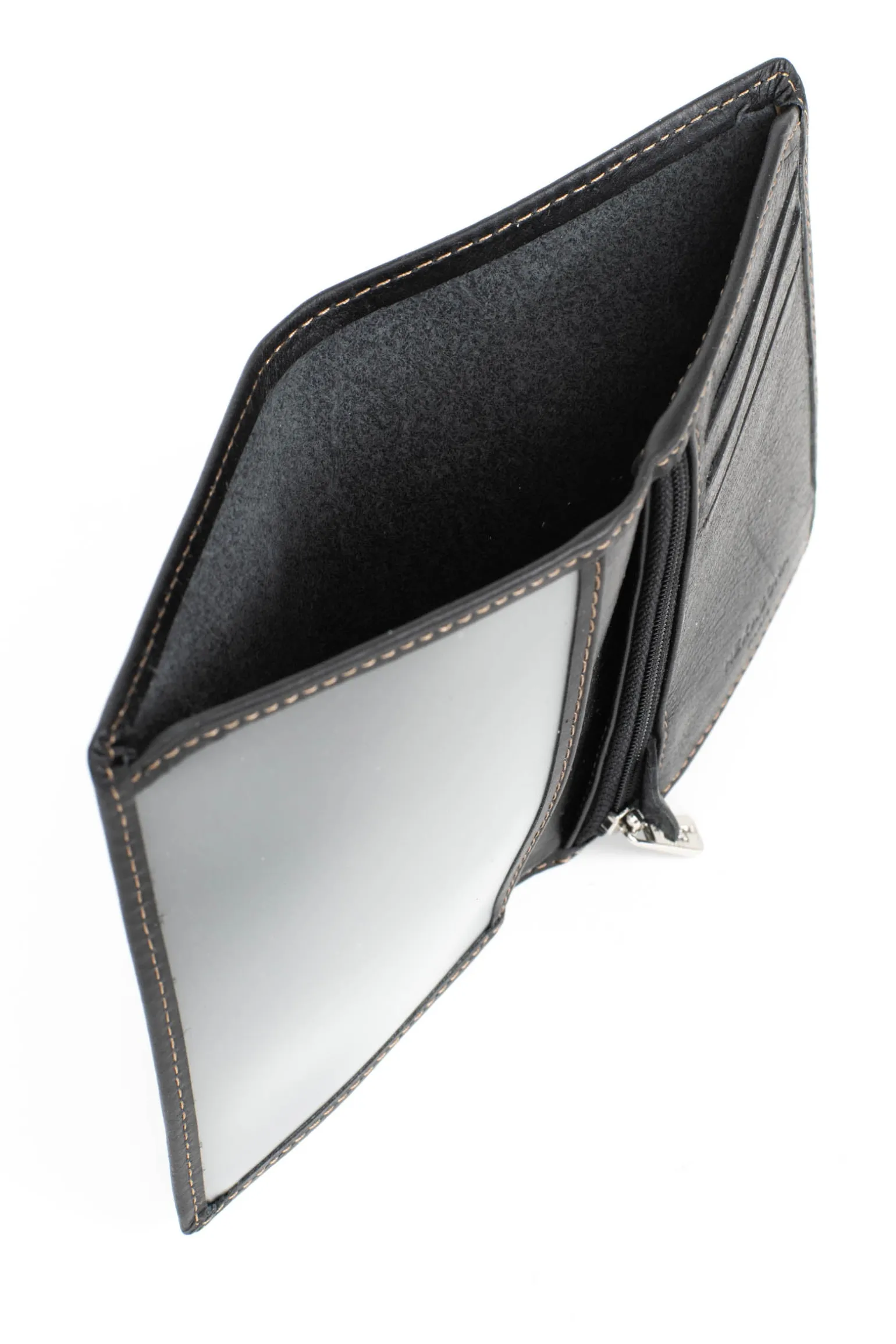 Portefeuille européen - 1 volet - Cuir