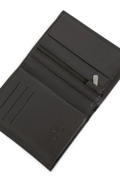 Portefeuille européen - 3 volets - Cuir