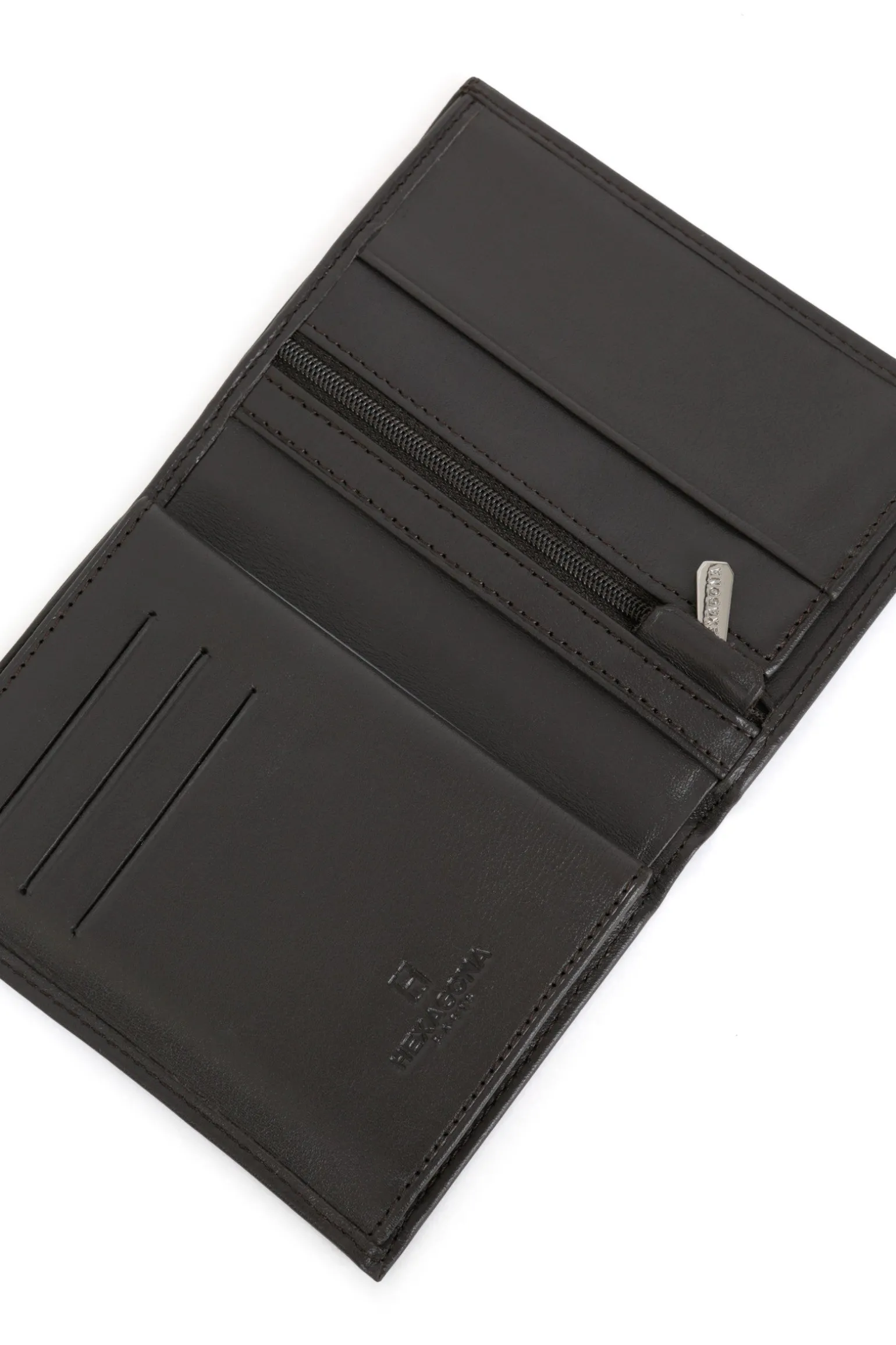 Portefeuille européen - 3 volets - Cuir