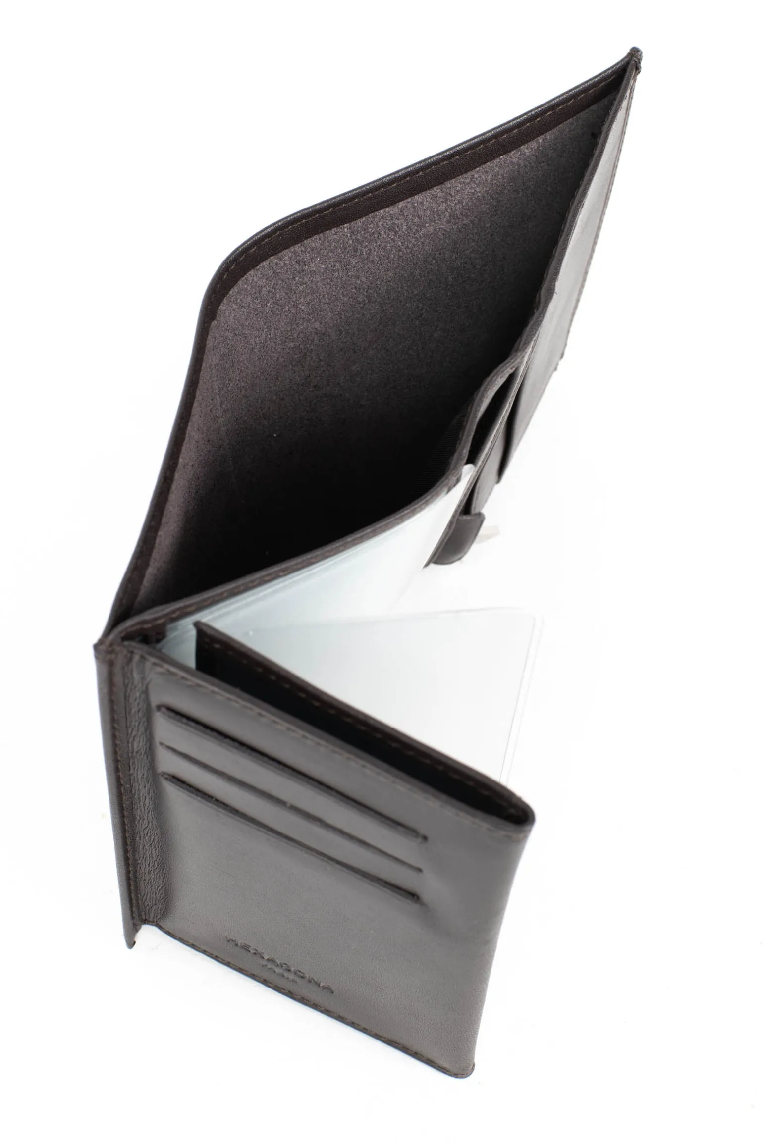 Portefeuille européen - 3 volets - Cuir