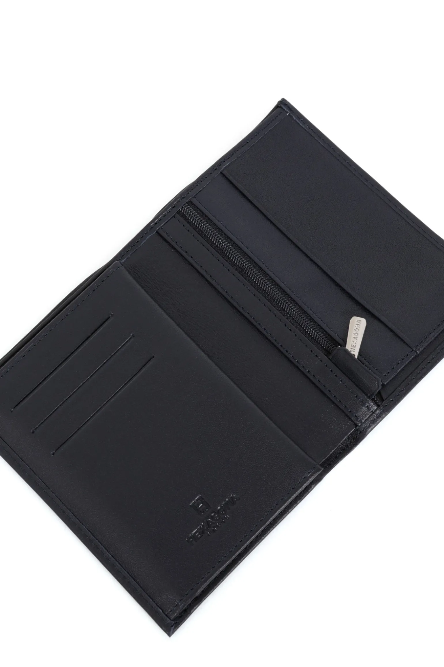 Portefeuille européen - 3 volets - Cuir