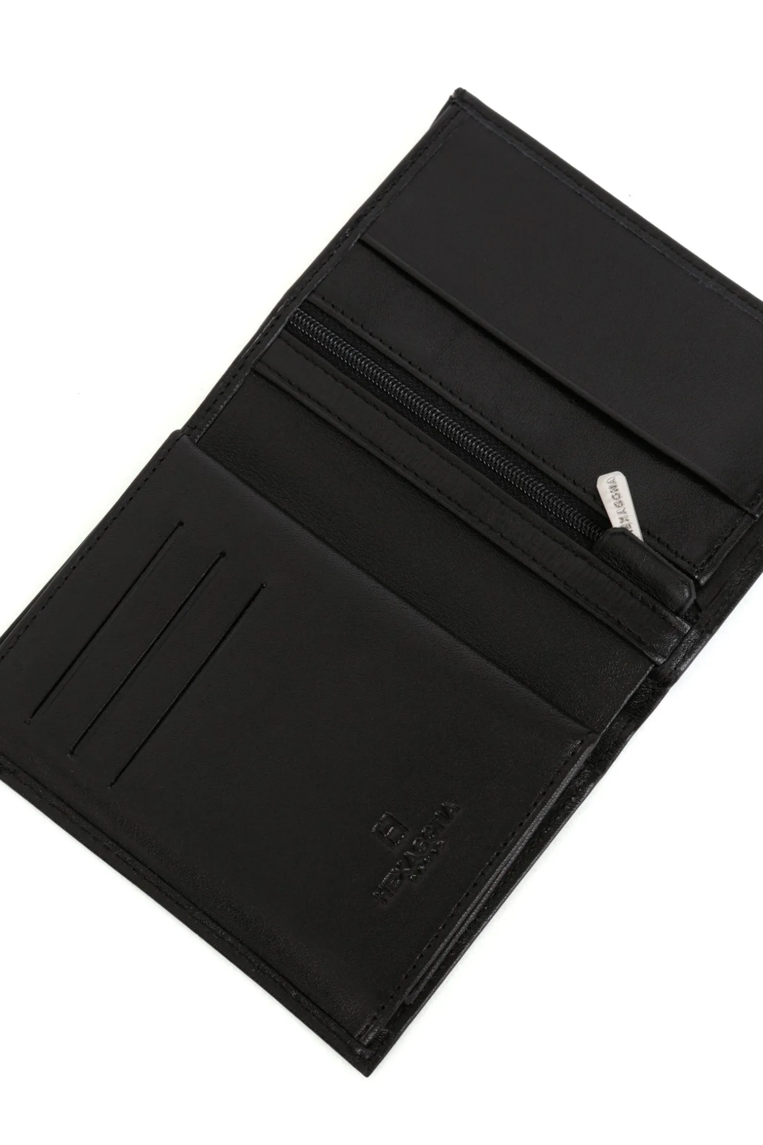 Portefeuille européen - 3 volets - Cuir