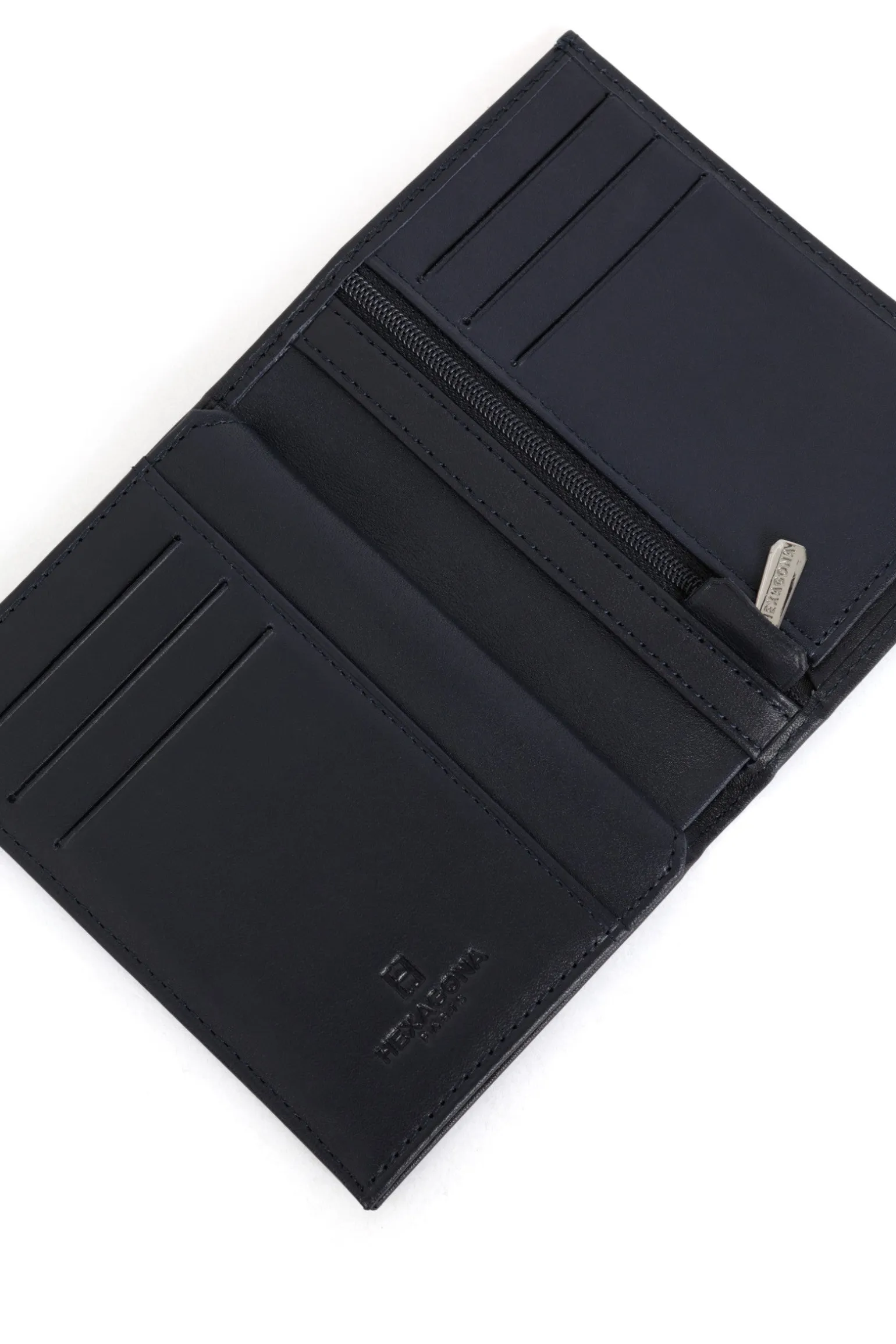 Portefeuille européen - 2 volets - Cuir