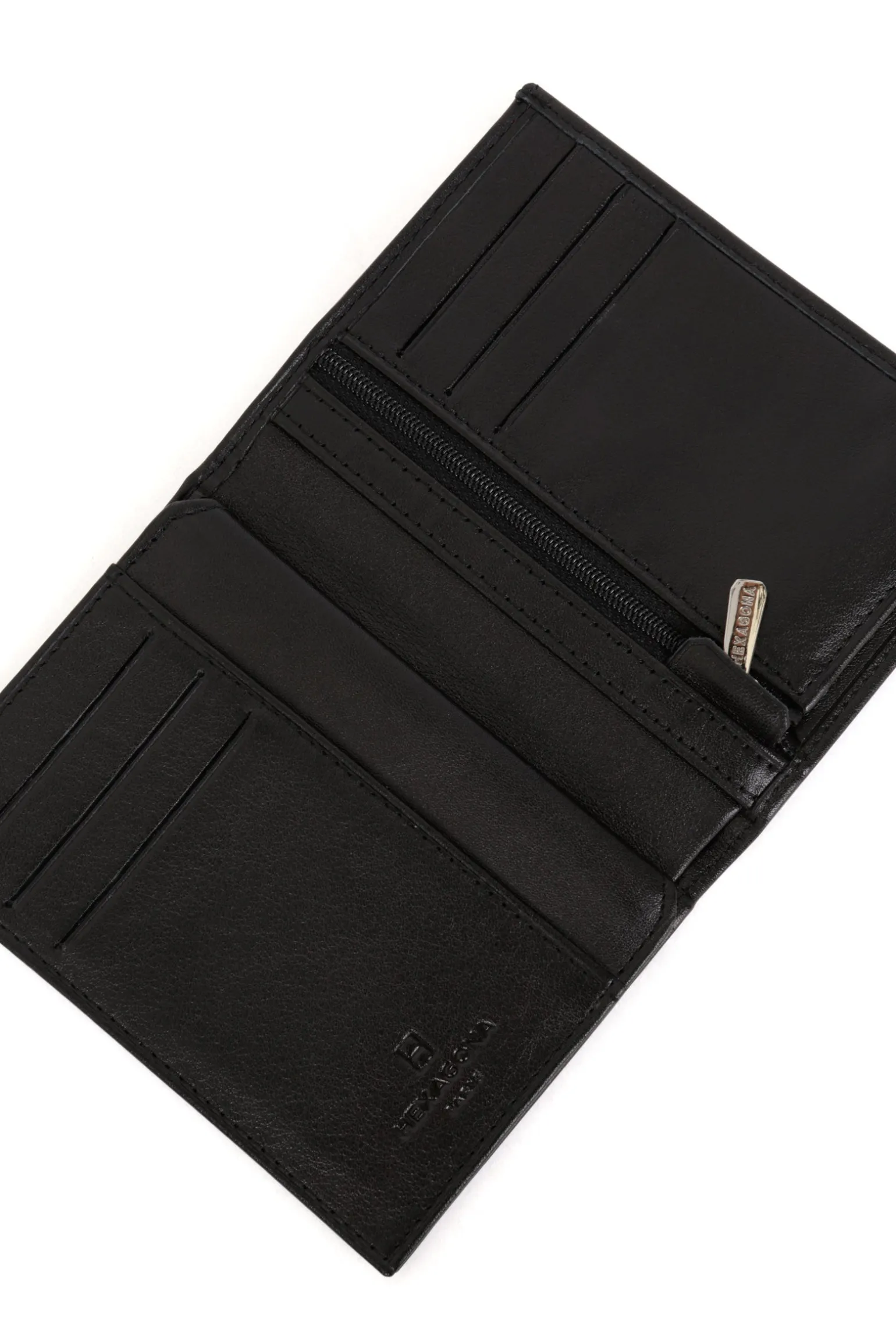 Portefeuille européen - 2 volets - Cuir