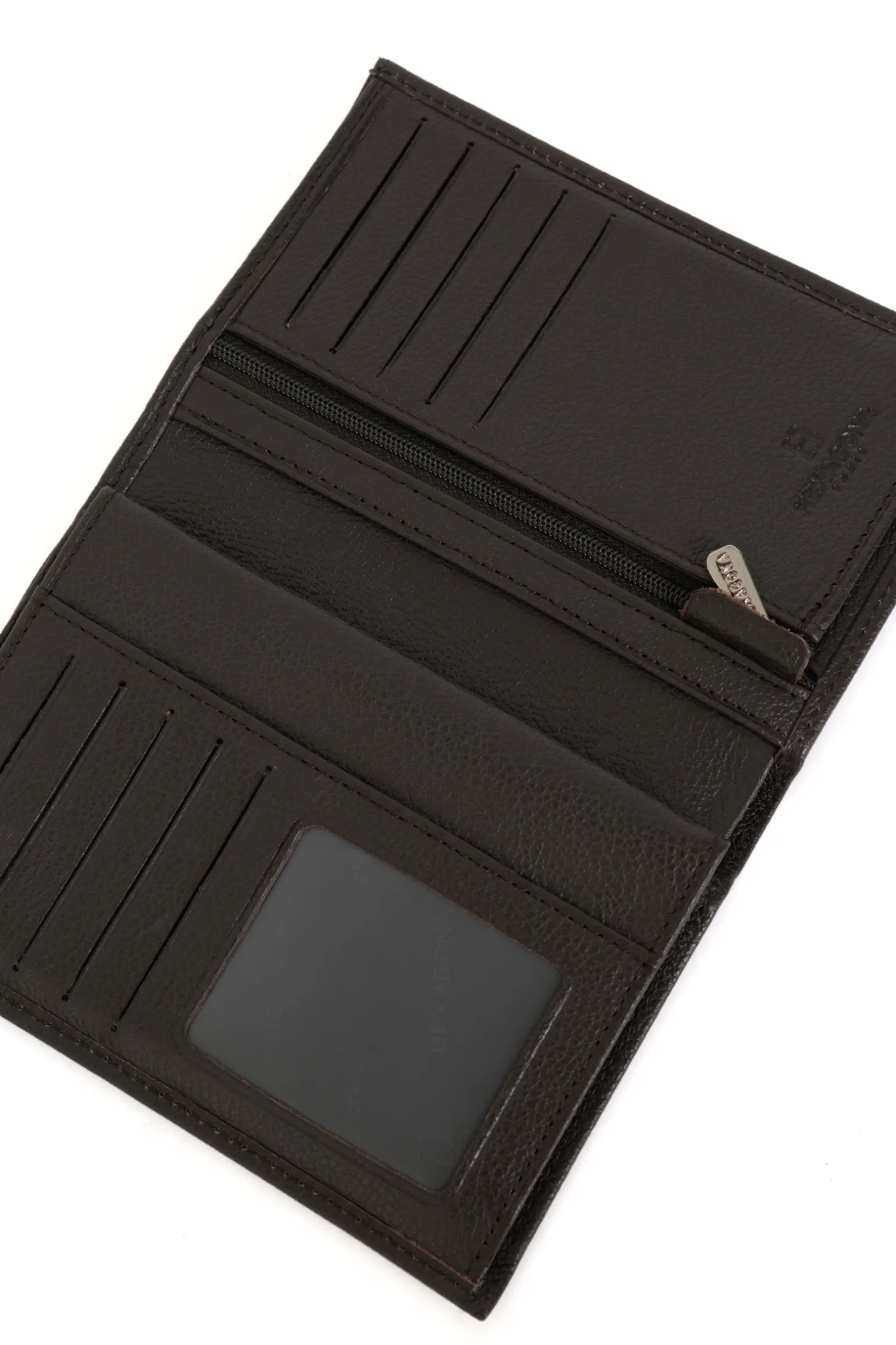 Portefeuille européen - 3 volets - Cuir