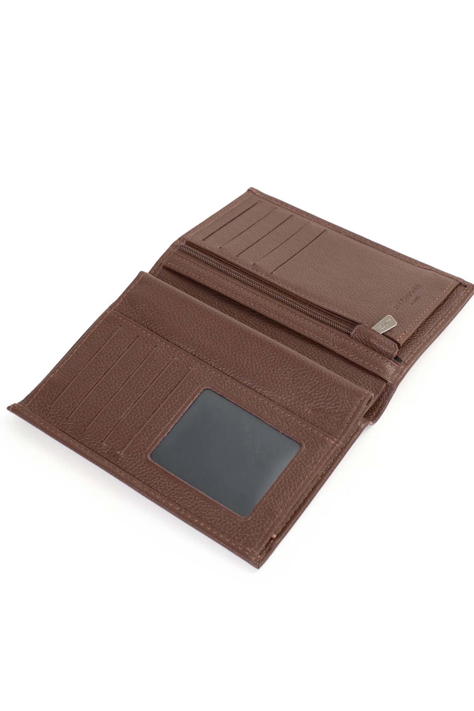 Portefeuille européen - 3 volets - Cuir