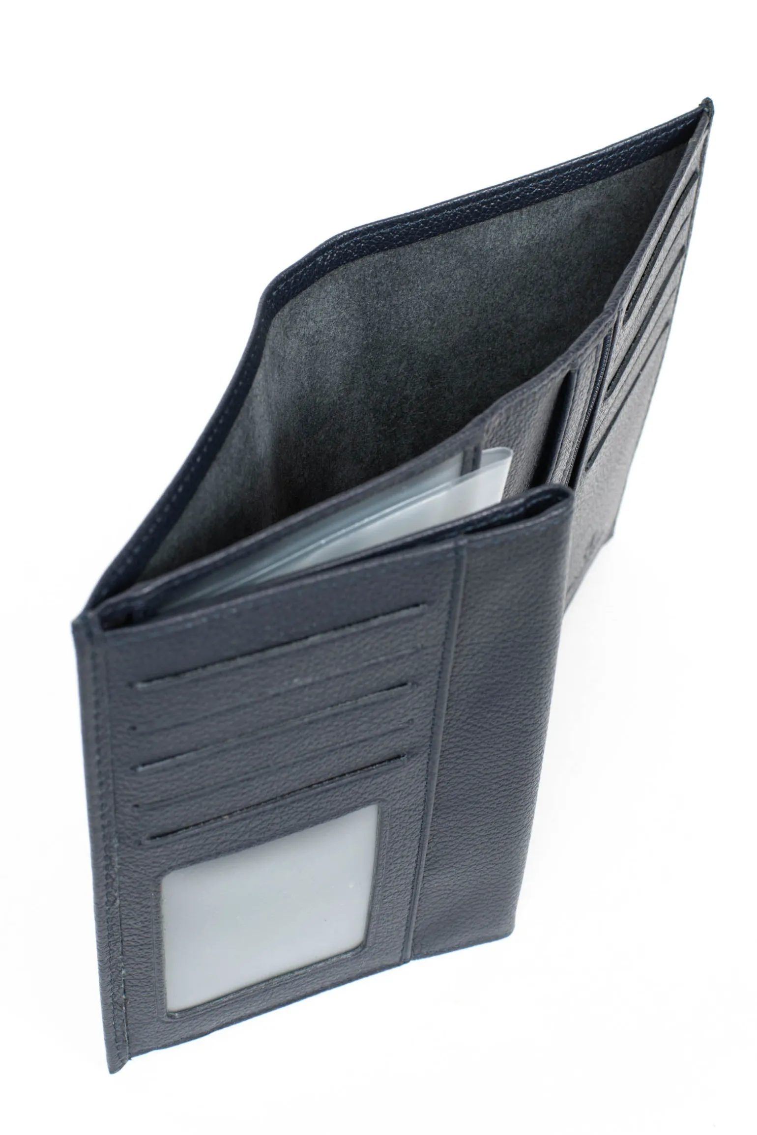 Portefeuille européen - 3 volets - Cuir