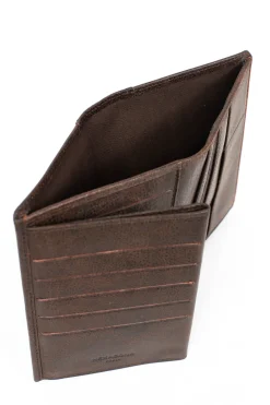 Portefeuille européen - 3 volets - Cuir