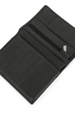 Portefeuille européen - 3 volets - Cuir