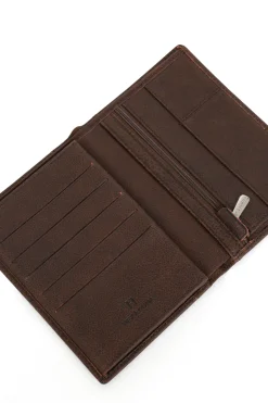 Portefeuille européen - 3 volets - Cuir