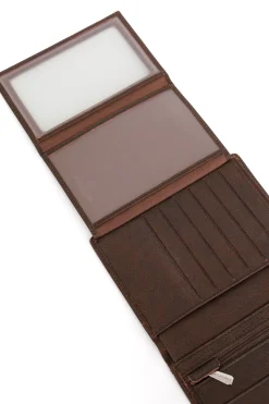 Portefeuille européen - 3 volets - Cuir