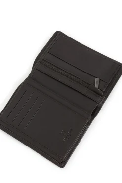 Portefeuille européen - 2 volets - Stop RFID - Cuir