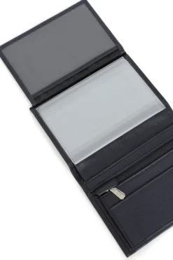 Portefeuille européen - 2 volets - Cuir
