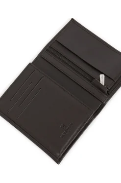 Portefeuille européen - 2 volets - Cuir
