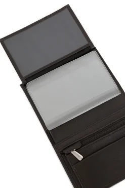 Portefeuille européen - 2 volets - Cuir