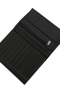 Portefeuille européen - 3 volets - Cuir