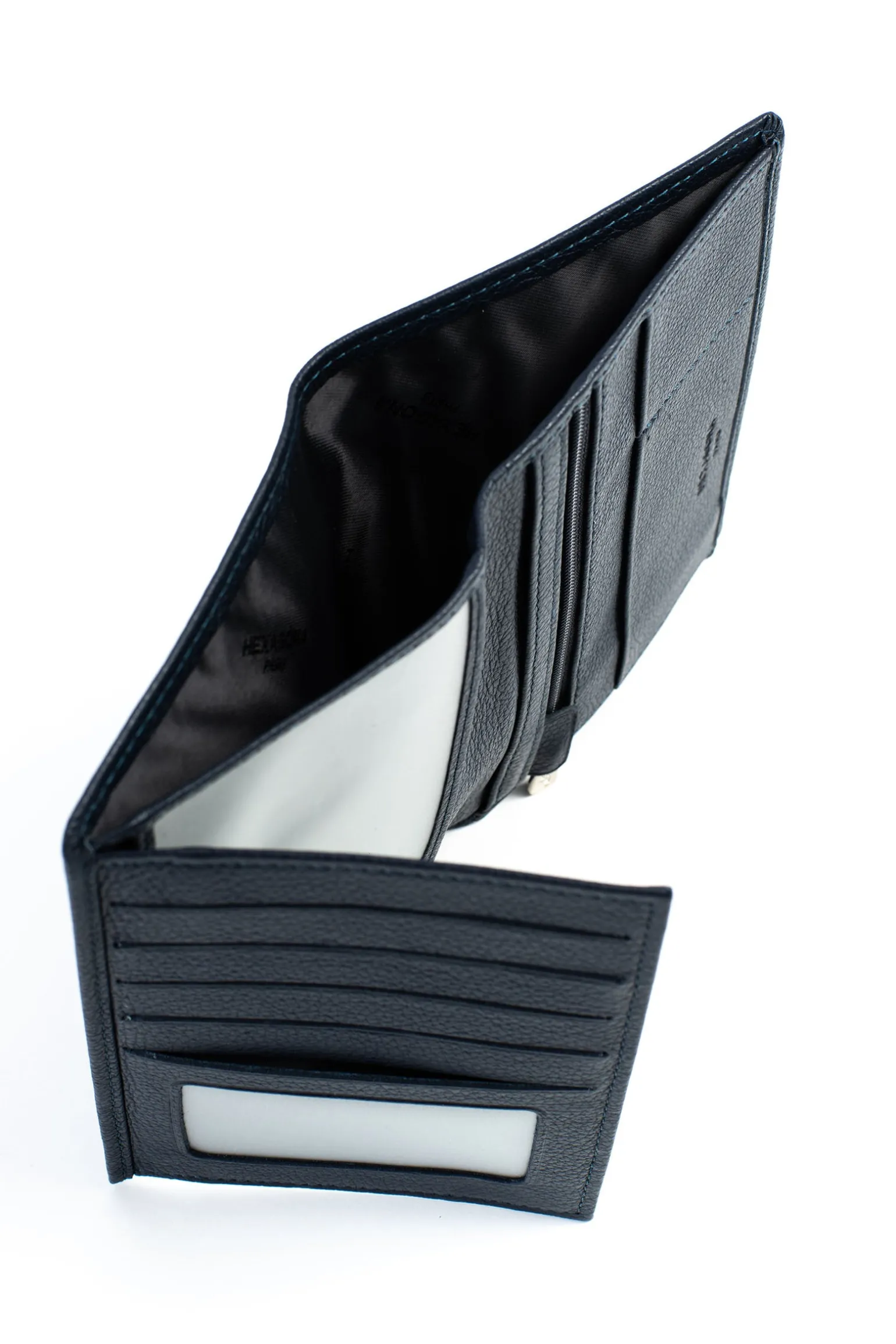 Portefeuille européen - 2 volets - Cuir