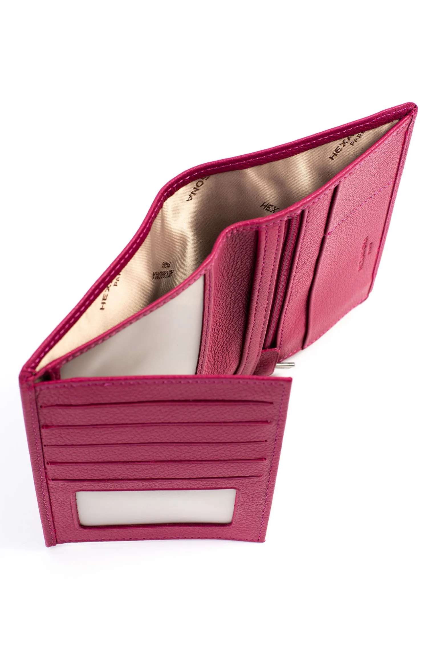 Portefeuille européen - 2 volets - Cuir