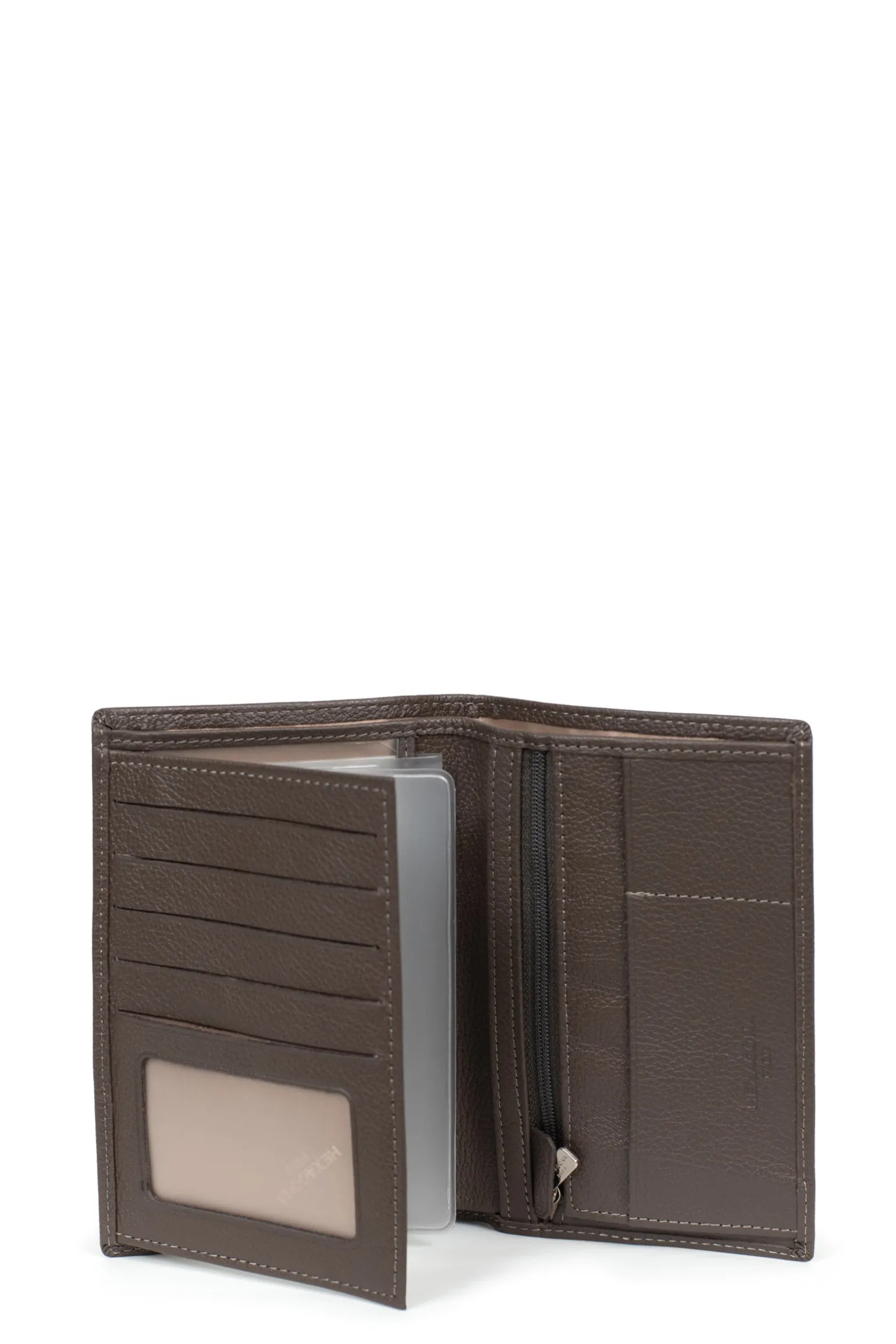 Portefeuille européen - 2 volets - Cuir