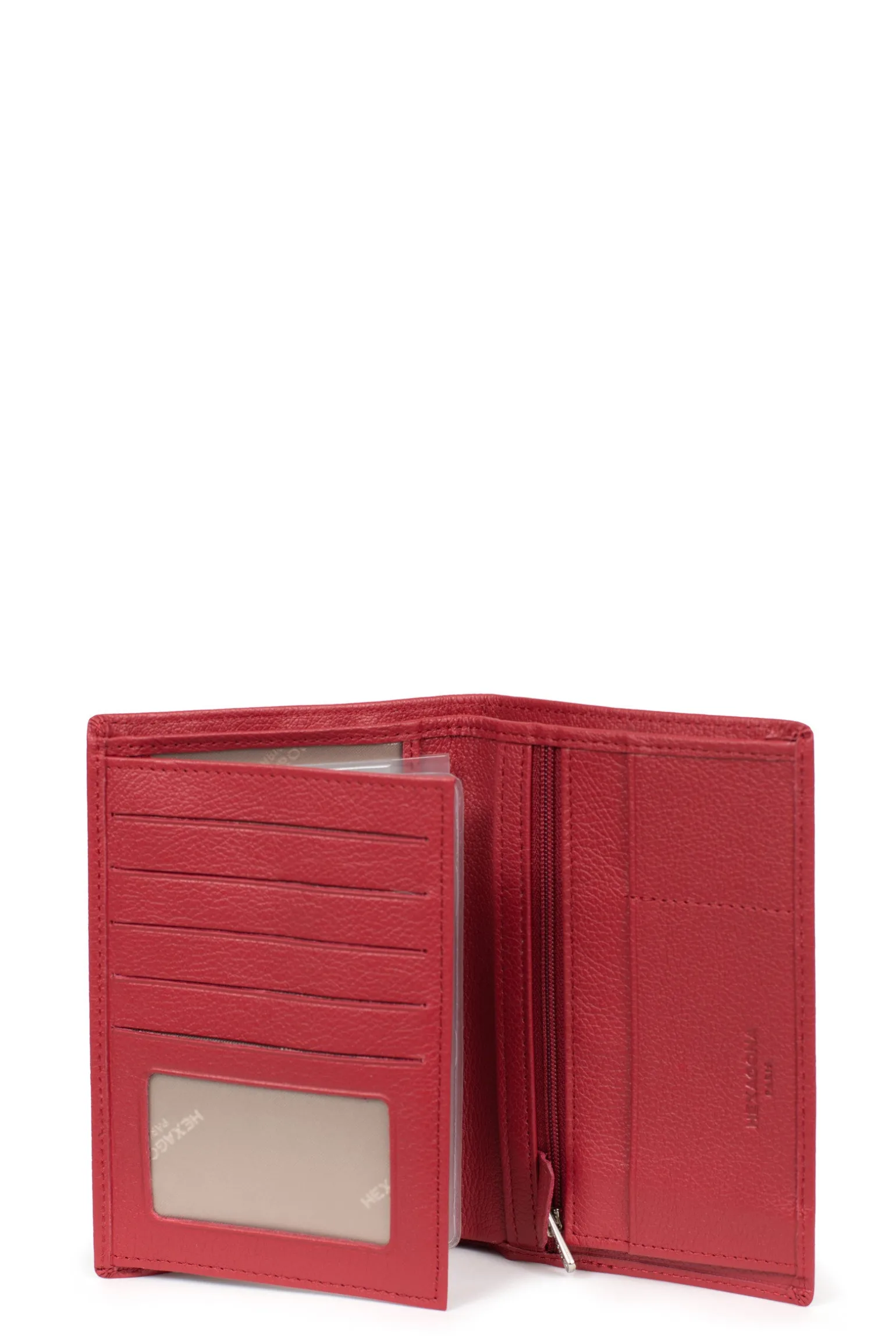 Portefeuille européen - 2 volets - Cuir