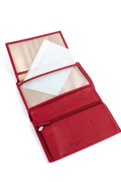 Portefeuille européen - 2 volets - Cuir