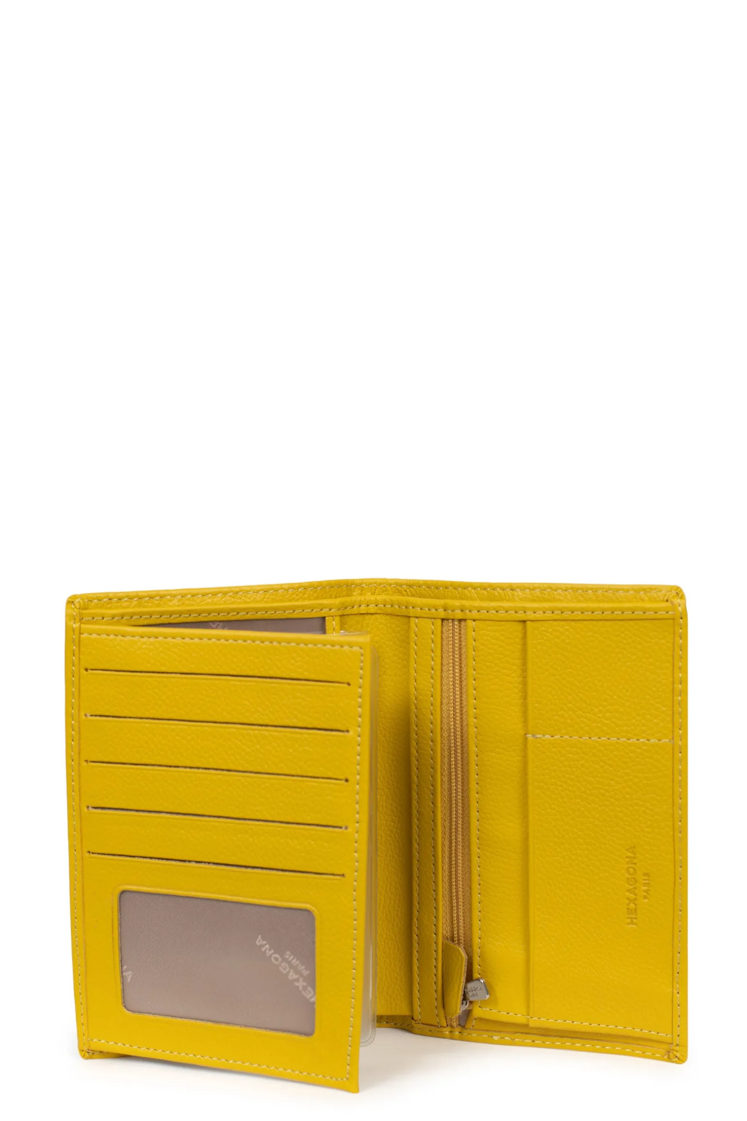 Portefeuille européen - 2 volets - Cuir
