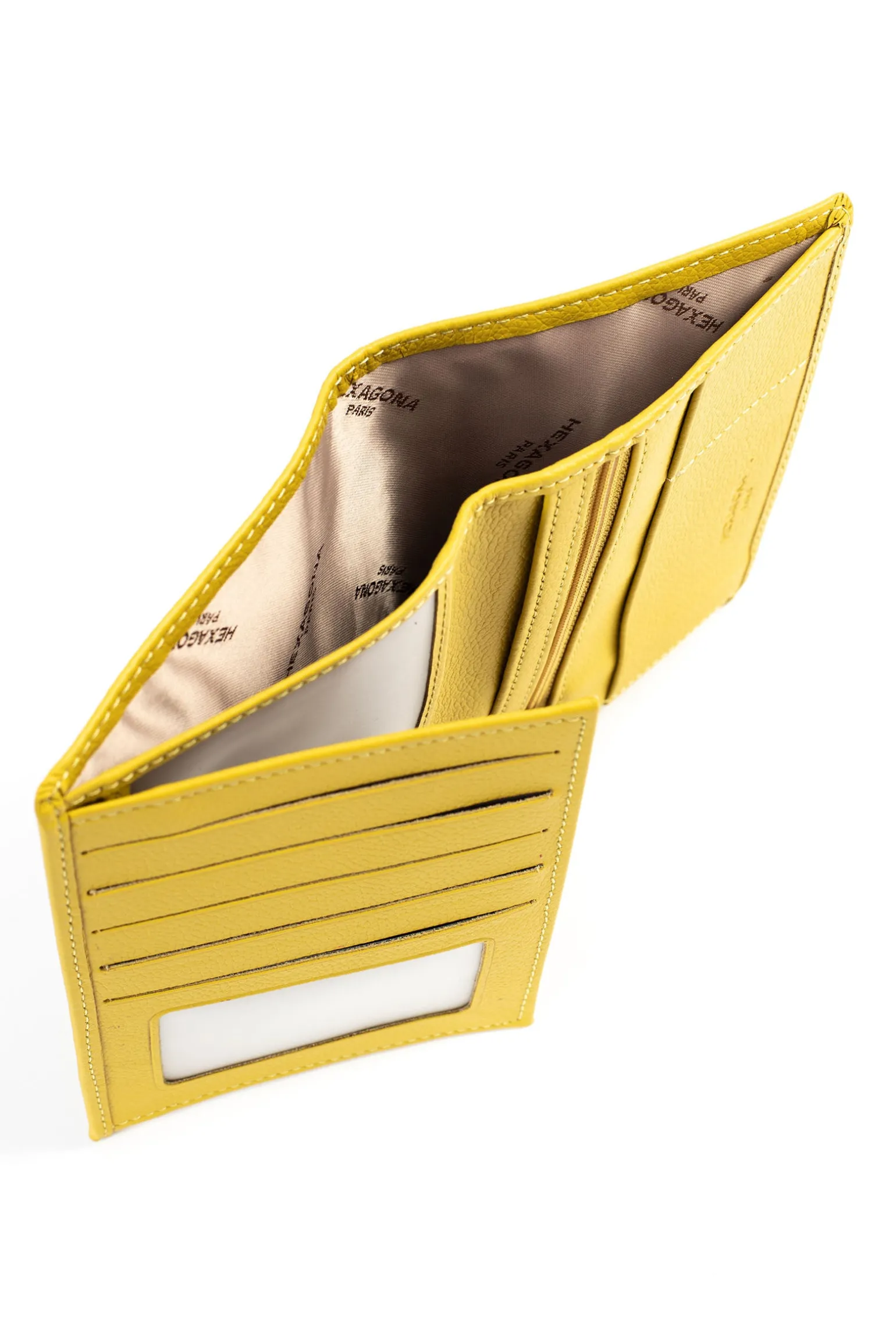 Portefeuille européen - 2 volets - Cuir