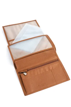 Portefeuille européen - 2 volets - Cuir