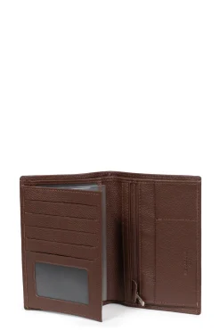 Portefeuille européen - 2 volets - Cuir