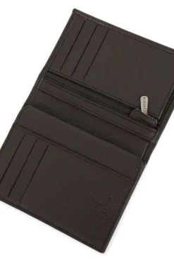 Portefeuille européen - 2 volets - Cuir