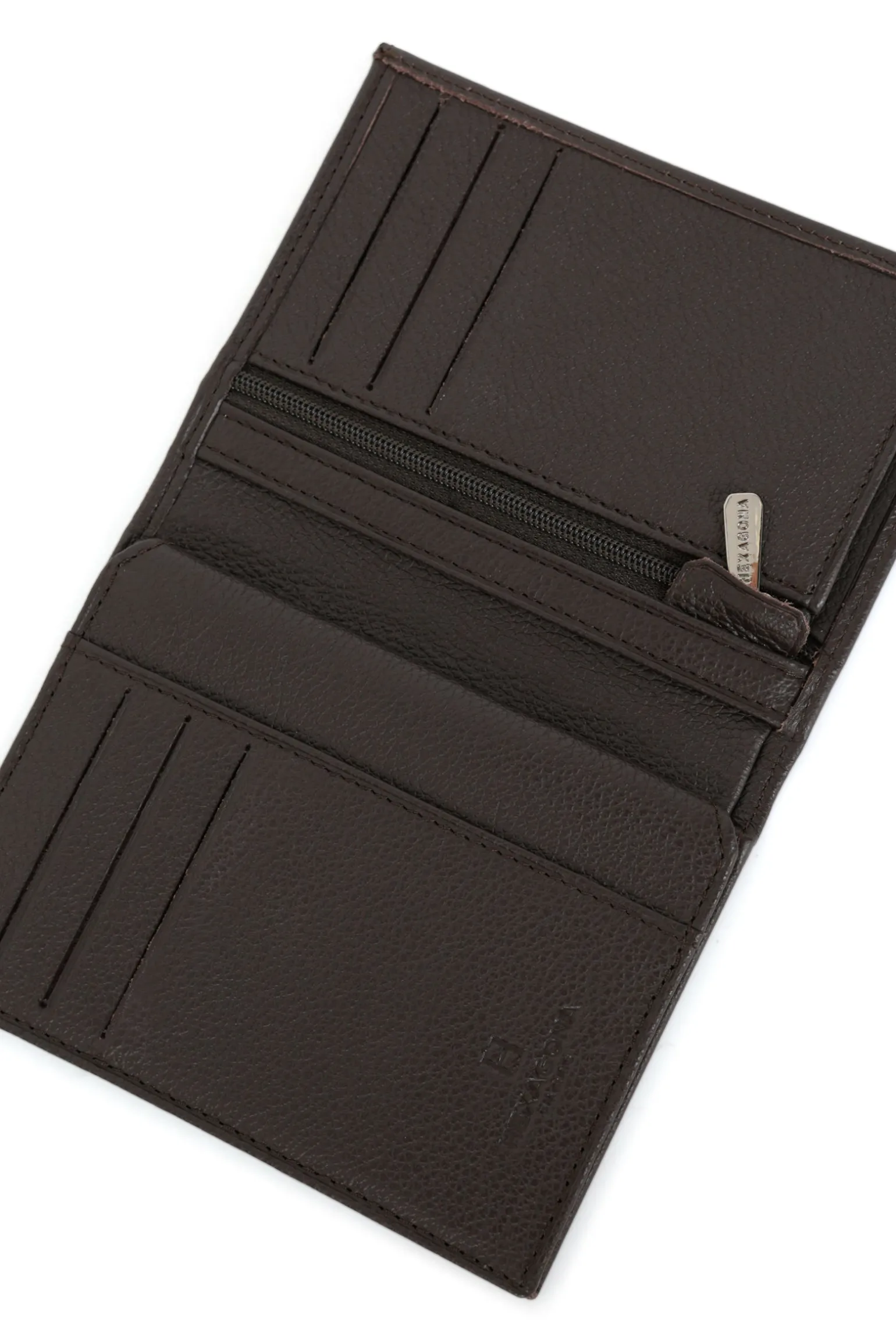 Portefeuille européen - 2 volets - Cuir