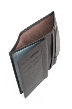 Portefeuille européen - 2 volets - Cuir