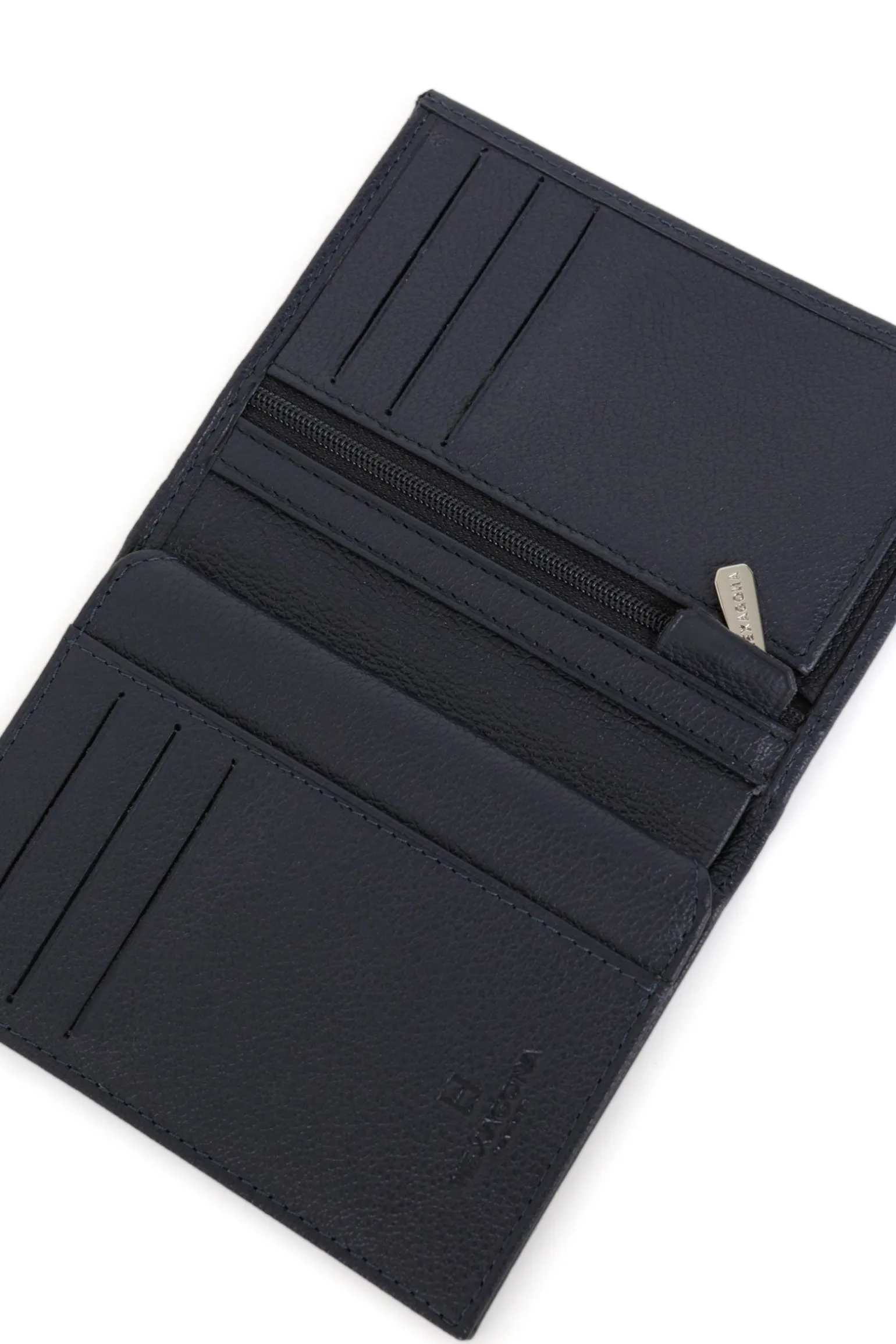 Portefeuille européen - 2 volets - Cuir