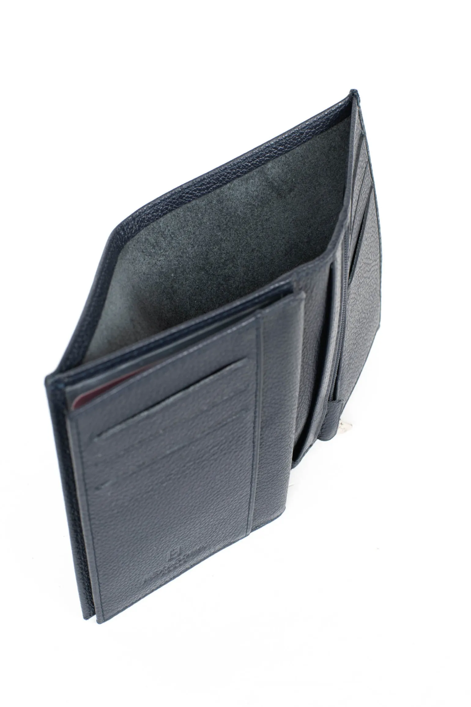 Portefeuille européen - 2 volets - Cuir