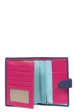 Portefeuille européen - 2 volets - Cuir